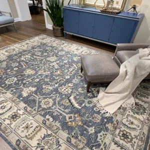 Ashford Lapis Rectangle Rug - 3\'6\" x 5\'6\"