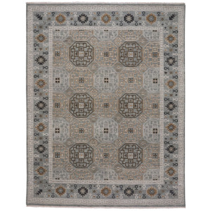 Siam-Tile Lt. Grey Rectangle Rug