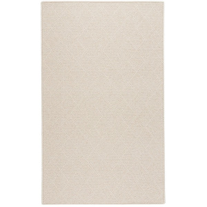 White Wicker-SG White Wicker-Serged Rectangle Rug
