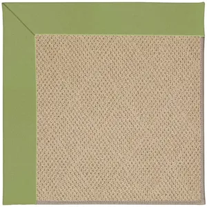 Creative Concepts-Cane Wicker Canvas Citron Runner Rug - 2\'6\" x 8\'6\"