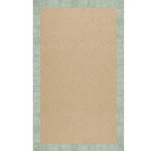 Creative Concepts-Cane Wicker Rave Spearmint Rectangle Rug