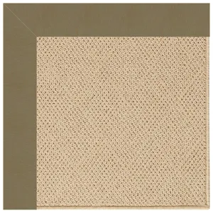 Creative Concepts-Cane Wicker Classic Sage Rectangle Rug - 6\' x 6\'