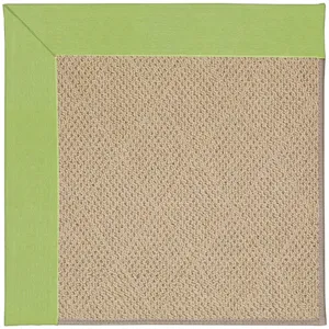 Creative Concepts-Cane Wicker Canvas Parrot Rectangle Rug - 4\' x 6\'
