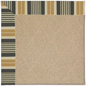 Creative Concepts-Cane Wicker Long Hill Ebony Rectangle Rug - 7\'9\" x 10\'9\"