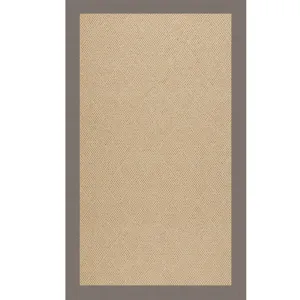 Creative Concepts-Cane Wicker Classic Stone Rectangle Rug - 12\' x 12\'