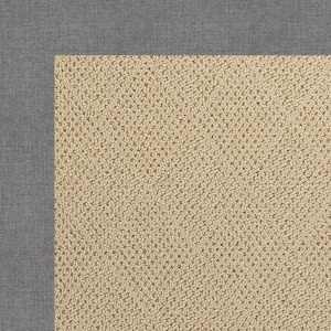 Creative Concepts-Cane Wicker Canvas Slate Runner Rug