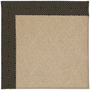 Creative Concepts-Cane Wicker Fortune Lava Runner Rug - 2\'6\" x 10\'6\"