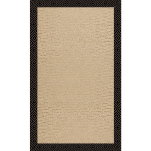 Creative Concepts-Cane Wicker Fortune Lava Rectangle Rug