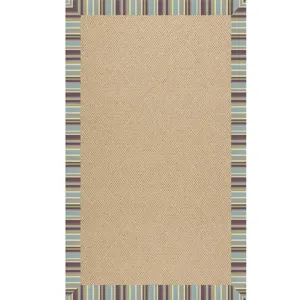 Creative Concepts-Cane Wicker Brannon Whisper Rectangle Rug - 10\' x 14\'