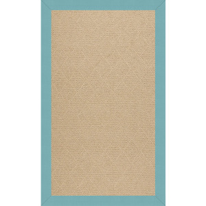 Creative Concepts-Cane Wicker Canvas Aquatic Rectangle Rug