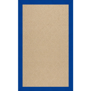 Creative Concepts-Cane Wicker Canvas Pacific Blue Rectangle Rug