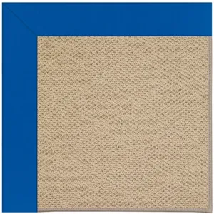 Creative Concepts-Cane Wicker Canvas Pacific Blue Rectangle Rug - 3\' x 5\'