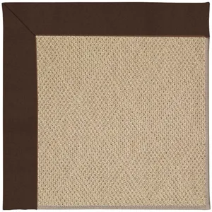 Creative Concepts-Cane Wicker Canvas Bay Brown Runner Rug