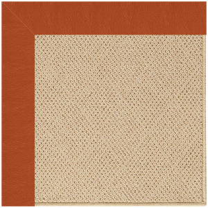 Creative Concepts-Cane Wicker Classic Persimmon Octagon Rug