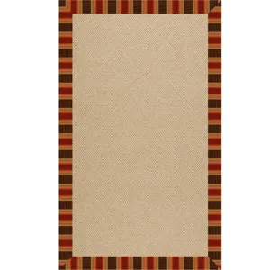 Creative Concepts-Cane Wicker Dimone Sequoia Rectangle Rug - 8\' x 10\'