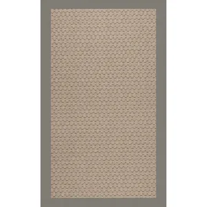Creative Concepts-Grassy Mtn. Creative Concepts-Grassy Mtn. Canvas Charcoal Rectangle Rug - 4\' x 4\