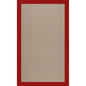 Creative Concepts-Grassy Mtn. Creative Concepts-Grassy Mtn. Canvas Jockey Red Rectangle Rug - 7\'9\"