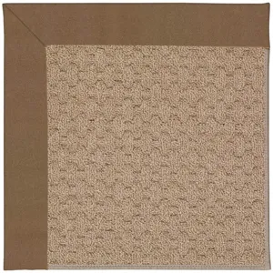 Creative Concepts-Grassy Mtn. Creative Concepts-Grassy Mtn. Canvas Cocoa Rectangle Rug - 6\' x 6\'