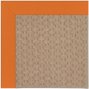 Creative Concepts-Grassy Mtn. Creative Concepts-Grassy Mtn. Canvas Tangerine Octagon Rug