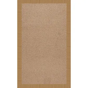 Creative Concepts-Raffia Dupione Bamboo Rectangle Rug - 2\' x 3\'