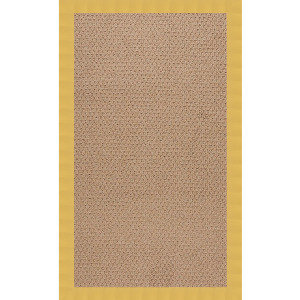 Creative Concepts-Raffia Canvas Canary Rectangle Rug