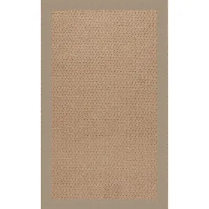 Creative Concepts-Raffia Canvas Linen Rectangle Rug - 7\'9\" x 7\'9\"