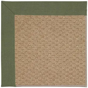 Creative Concepts-Raffia Canvas Fern Rectangle Rug - 8\' x 8\'