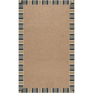 Creative Concepts-Raffia Long Hill Ebony Rectangle Rug - 7\'9\" x 10\'9\"