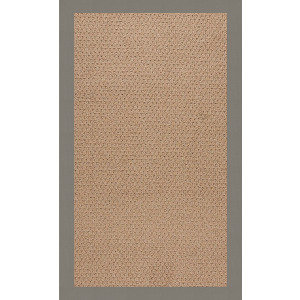 Creative Concepts-Raffia Canvas Charcoal Rectangle Rug
