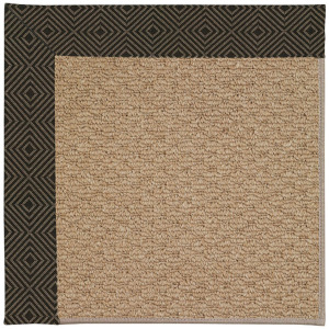 Creative Concepts-Raffia Fortune Lava Octagon Rug