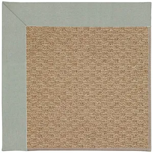 Creative Concepts-Raffia Canvas Spa Blue Octagon Rug