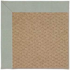 Creative Concepts-Raffia Canvas Spa Blue Runner Rug