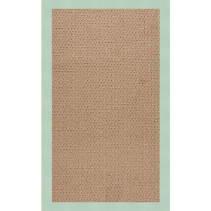 Creative Concepts-Raffia Canvas Spa Blue Rectangle Rug