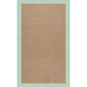 Creative Concepts-Raffia Canvas Spa Blue Rectangle Rug - 9\' x 12\'