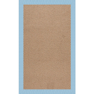 Creative Concepts-Raffia Canvas Air Blue Rectangle Rug