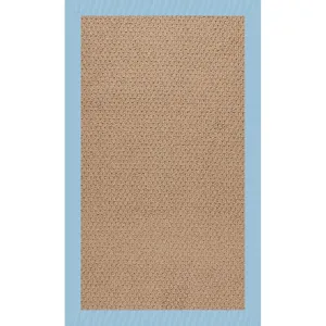 Creative Concepts-Raffia Canvas Air Blue Rectangle Rug - 7\' x 9\'