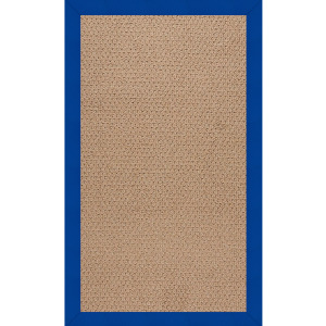 Creative Concepts-Raffia Canvas Pacific Blue Rectangle Rug