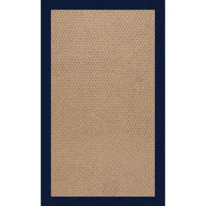 Creative Concepts-Raffia Canvas Neptune Rectangle Rug - 6\' x 6\'