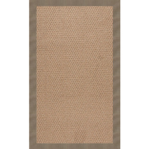 Creative Concepts-Raffia Canvas Taupe Rectangle Rug