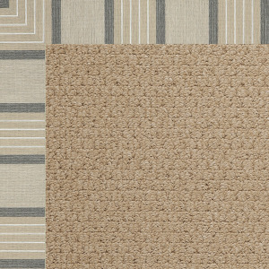 Creative Concepts-Raffia Cove Pebble Octagon Rug