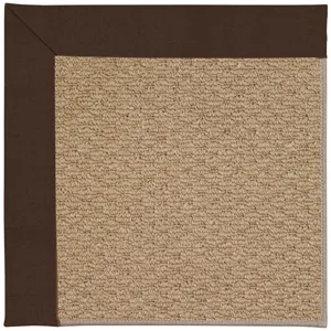Creative Concepts-Raffia Canvas Bay Brown Runner Rug - 2\'6\" x 8\'6\"