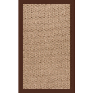 Creative Concepts-Raffia Canvas Bay Brown Rectangle Rug