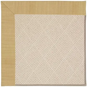 Creative Concepts-White Wicker Dupione Bamboo Runner Rug - 2\'6\" x 8\'6\"