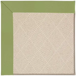 Creative Concepts-White Wicker Canvas Citron Rectangle Rug - 2\' x 3\'