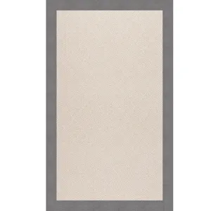 Creative Concepts-White Wicker Canvas Slate Rectangle Rug - 7\'9\" x 10\'9\"