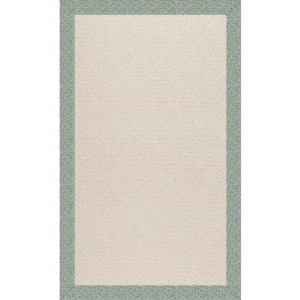 Creative Concepts-White Wicker Profile Lake Rectangle Rug