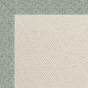 Creative Concepts-White Wicker Profile Lake Rectangle Rug - 5\' x 8\'