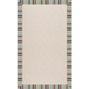 Creative Concepts-White Wicker Brannon Whisper Rectangle Rug