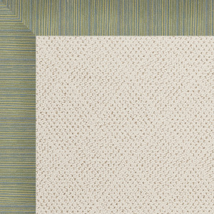 Creative Concepts-White Wicker Abaca Surf Octagon Rug - 4' x 4'