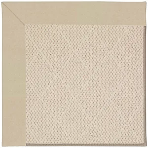 Creative Concepts-White Wicker Canvas Antique Beige Runner Rug - 2\'6\" x 10\'6\"